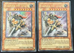YUGIOH GILFORD THE LEGEND ULTRA RARE 1ST EDITION SD5-EN001 NM X2 - Image 1
