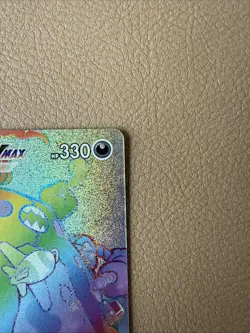 Pokemon TCG Garbodor VMAX 216/203 Evolving Skies Secret Rainbow Rare Holo Card - Image 3