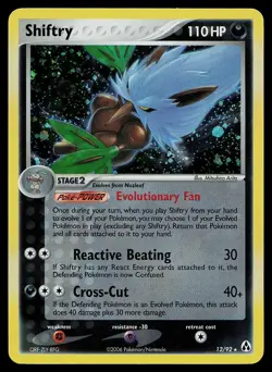 Pokemon Card - Shiftry Legend Maker 12/92 Holo Rare - Image 1