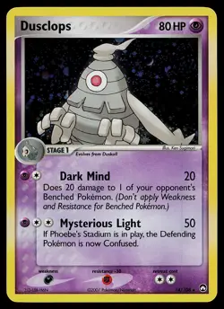Pokemon Card - Dusclops Power Keepers 14/108 Holo Rare - Image 1
