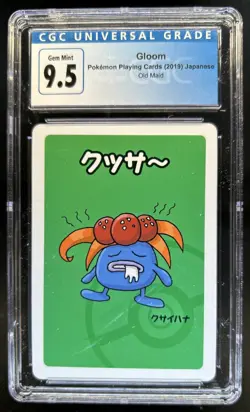 2019 Pokemon Playing Cards Japanese Gloom Old Maid CGC 9.5 Gem Mint - Image 1
