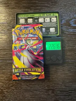 (HEAVY)🔥 22.61g Pokemon TCG Cards Mega Evolutions Booster Pack Factory Sealed - Image 1