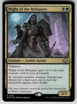 Wight of the Reliquary Rare Modern Horizons 3 207 MTG Near Mint 2024 - Image 1