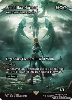 MTG Benedikta Harman - Ishai, Ojutai Dragonspeaker (Showcase) 53 FINAL FANTAS... - Image 1