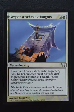 Magic The Gathering MTG GHOSTLY PRISON FOIL GERMAN Champions of Kamigawa LP - Image 1