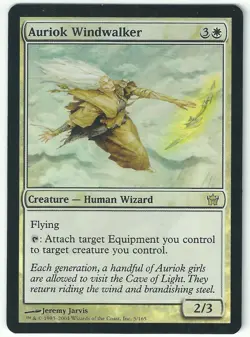 FOIL Auriok Windwalker / Auriok-Windwanderer - FIFTH DAWN - englisch (exc) - Image 1