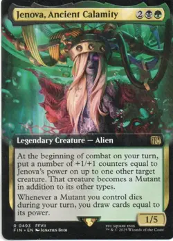 MTG: Final Fantasy: Extended Art Jenova, Ancient Calamity: LP Condition - Image 1