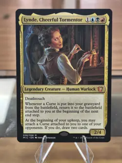 Lynde, Cheerful Tormentor Commander: Innistrad: Midnight Hunt Regular Free Ship! - Image 1