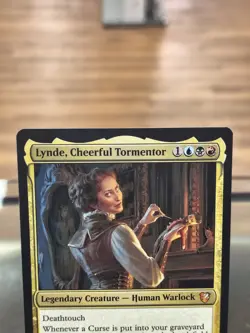 Lynde, Cheerful Tormentor Commander: Innistrad: Midnight Hunt Regular Free Ship! - Image 2