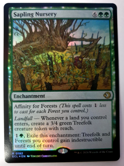 Sapling Nursery - FOIL - MTG Lorwyn Eclipsed - Rare - 0192 NM - Image 1