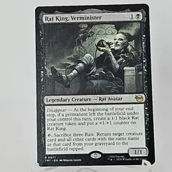 Rat King, Verminister Light Play, English Magic the Gathering MTG Teenage Mutant - Image 1