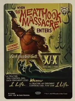The Meathook Massacre Borderless Poster - Mythic - Innistrad Remastered MTG - Image 1