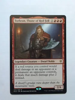 MTG Torbran, Thane of Red Fel (ELD)l Throne of Eldraine Regular Rare 147/269 - Image 1