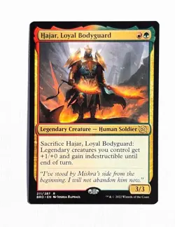 Hajar, Loyal Bodyguard ~ MTG Brothers' War ~ 211/287 - Image 1