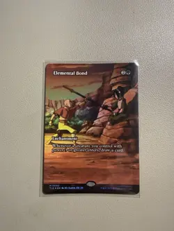 MTG TLE 040 Elemental Bond NM EN Borderless FOIL - Image 1