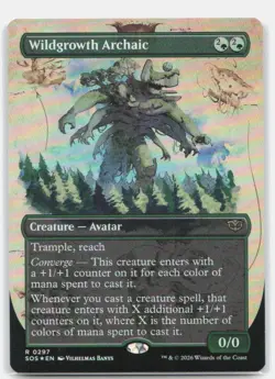 Wildgrowth Archaic (Borderless) *Foil* SOS 297 NM - Image 1