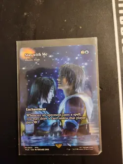 Stay with Me Rhystic Study (Showcase) Final Fantasy: Through The Ages NM FF7 - Image 1