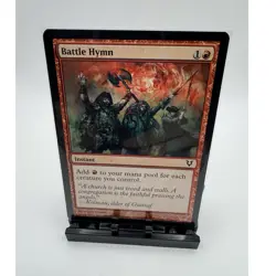 Wizards of the Coast MTG Battle Hymn Instant Red Avacyn Restored 128 Mint - Image 1