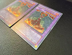 YUGIOH EVIL HERO INFERNO WING ULTRA RARE 1ST EDITION GLAS-EN038 NM X2 - Image 5