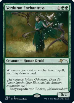 Foil - Verduran Enchantress - 1004 / NM / English MTG - Image 1