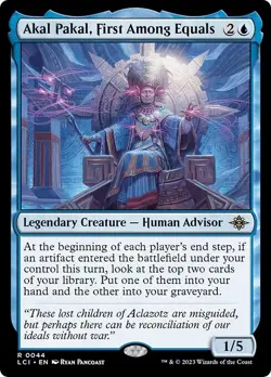 AKAL PAKAL, FIRST AMONG EQUALS mtg NM Lost Caverns of Ixalan Rare - Image 1