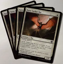 RUIN-LURKER BAT x4 Playset - THE LOST CAVERNS OF IXALAN MTG LCI 4x - Image 1