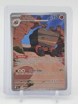 CRUSTLE 2025 POKEMON BLACK BOLT 130/086 ILLUSTRATION RARE Q6011 - Image 1