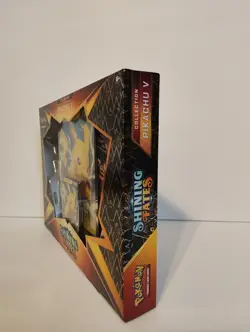 Pokemon TCG Shining Fates Pikachu v Collection Box Factory Sealed - Image 2