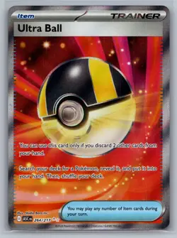 Ultra Ball 264/217 Ultra Rare Ascended Heroes Pokemon Near Mint - Image 1