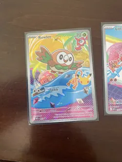 Pokemon 30th Anniversary Full Art Promo Set - Rowlet, Litten, Popplio - Image 3