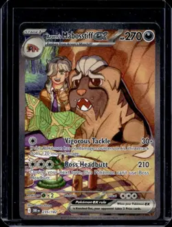 2025 Pokemon Destined Rivals Arven's Mabosstiff ex #235/182 - Image 1