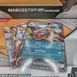 Pokemon Mabosstiff ex Showcase Box Lot of 3 Sealed 3 Packs + Foil PromoPokemon - Image 3