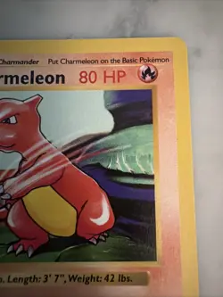 CHARMELEON 1ST EDITION SHADOWLESS Pokemon Non Holo Base Set 24/102 English WOTC - Image 3