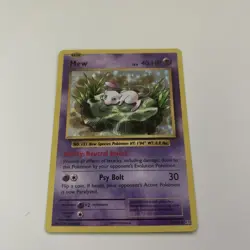 2016 Pokemon XY Evolutions 53/108 Mew Holo Rare NM+ - Image 3