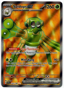 Pokemon - Scarlet & Violet Spidops ex 223/198 NM - Image 1