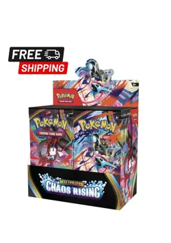 Pokemon Chaos Rising Booster Display Box (36 Packs) Ship Est 5/22 PRESALE - Image 1