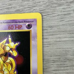 Pokemon Kadabra 32/102 1st Edition Base Set Shadowless Non-Holo WOTC 1999 LP - Image 5