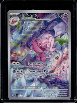 2023 Pokemon SV Paldea Evolved Tinkatuff Illustration Rare #217/193 - Image 1