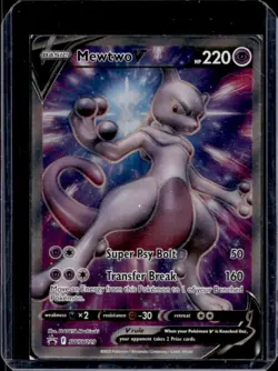 2019-2023 Pokemon SWSH Black Star Promos Mewtwo V #SWSH229 - Image 1
