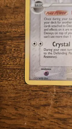 Deoxys 2/17 Holo Delta Species Pokemon Pop Series 4 - Image 4