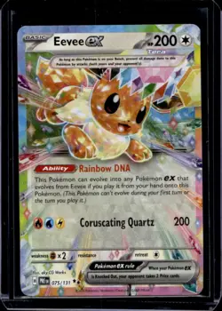 2025 Pokemon Prismatic Evolutions Eevee ex #075/131 - Image 1