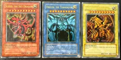 YUGIOH EGYPTIAN GOD SET GAMEBOY GBI-001 GBI-002 GBI-003 ULTRA RARE PROMO NM/MINT - Image 1