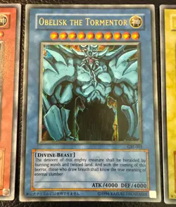 YUGIOH EGYPTIAN GOD SET GAMEBOY GBI-001 GBI-002 GBI-003 ULTRA RARE PROMO NM/MINT - Image 3