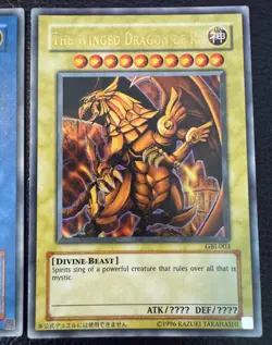 YUGIOH EGYPTIAN GOD SET GAMEBOY GBI-001 GBI-002 GBI-003 ULTRA RARE PROMO NM/MINT - Image 4
