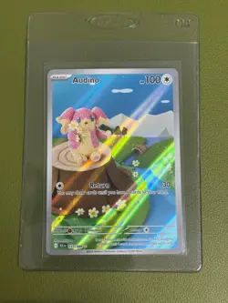 Audino Illustration Rare 151/086 Black Bolt Pokemon English - Image 1