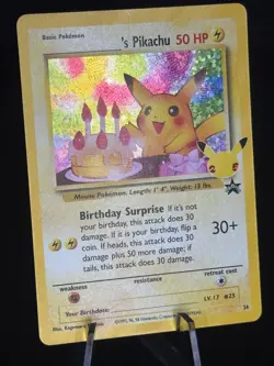 _____'s Pikachu 24 Celebrations: Classic Collection Pokemon LP - Image 1