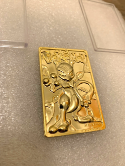 Perfect 1999 Pokemon "Mewtwo" 23 Karat Gold Plated Special Edition - Image 2