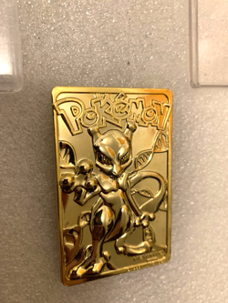 Perfect 1999 Pokemon "Mewtwo" 23 Karat Gold Plated Special Edition - Image 3
