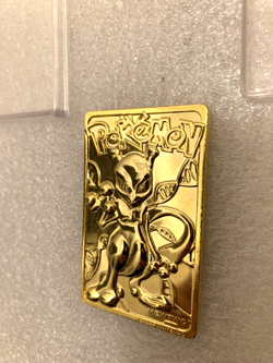 Perfect 1999 Pokemon "Mewtwo" 23 Karat Gold Plated Special Edition - Image 4