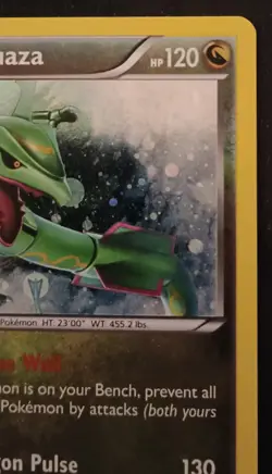 Rayquaza HOLO RARE Legendary Pokemon TCG XY64 Black Star Promo Card - NM - Image 3